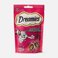 Dreamies лакомство для кошек 60гр говядина