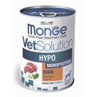 MONGE VetSolution Dog 400г Hypo Monoprotein консервы для собак с уткой при пищевой непереносимости