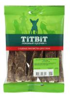 TITBIT лакомство для собак мягкая упаковка Желудок говяжий пластинки 026304
