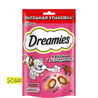 Dreamies лакомство для кошек 140гр говядина