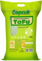 Барсик 15л наполнитель TOFU зеленый чай