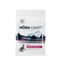 NORD CRAFT сух.400г URINARY STRUVITE для взрослых кошек при струвитном течении МКБ