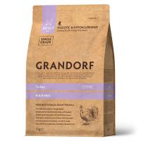СКИДКА6% GRANDORF DOG сухой корм 1кг ADULT MINI низкозерновой корм для собак мини пород индейка,цена до скидки-1755,00,новая цена-