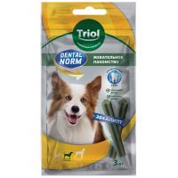 TRIOL DENTAL NORM /10161008/ Палочки жеват.д/соб. с эвкалиптом 75г уп.3шт