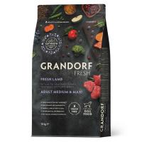 СКИДКА6% GRANDORF DOG FRESH сух.10кг ADULT MED&MAXI беззер.д/собак сред/круп.пород свеж.мясо ягненк