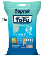Барсик 15л наполнитель TOFU морской бриз