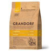 СКИДКА6% GRANDORF DOG сух. 1кг ADULT MINI PROBIOTIC низкозер.д/собак мини пород 4 мяса/пробиотики,цена до скидки-1883,00,новая цена-