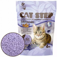Cat Step 6л Tofu Lavender наполнитель комкующийся из соевых волокон