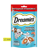 Dreamies лакомство для кошек 140гр лосось