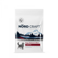 СКИДКА15% NORD CRAFT сух.2кг HEPATIC Med&Maxi для взрослых собак средних и крупных пород при заболевании печени , цена до скидки 2018,00 новая цена- 